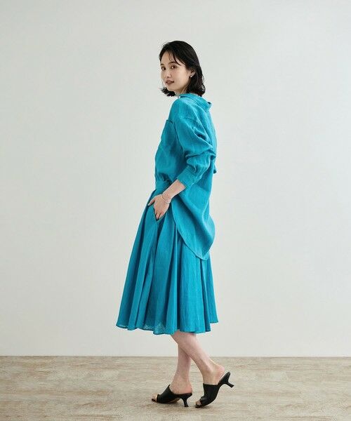 ROPE' / ロペ ロング・マキシ丈スカート | 【洗える】ヨーロピアンリネンフレアスカート/一部セットアップ対応 | 詳細11