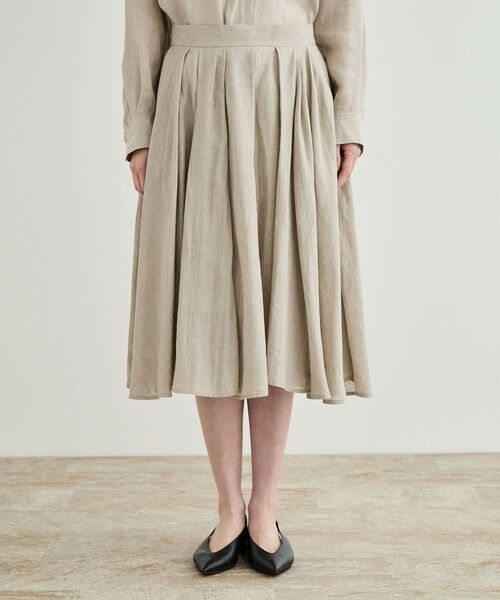 ROPE' / ロペ ロング・マキシ丈スカート | 【洗える】ヨーロピアンリネンフレアスカート/一部セットアップ対応 | 詳細12