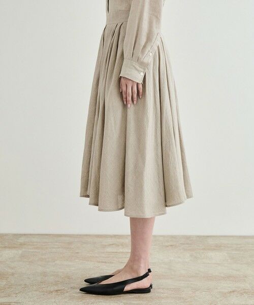 ROPE' / ロペ ロング・マキシ丈スカート | 【洗える】ヨーロピアンリネンフレアスカート/一部セットアップ対応 | 詳細13