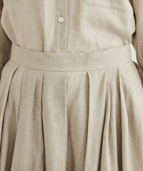 ROPE' / ロペ ロング・マキシ丈スカート | 【洗える】ヨーロピアンリネンフレアスカート/一部セットアップ対応 | 詳細16