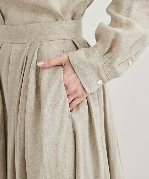 ROPE' / ロペ ロング・マキシ丈スカート | 【洗える】ヨーロピアンリネンフレアスカート/一部セットアップ対応 | 詳細17