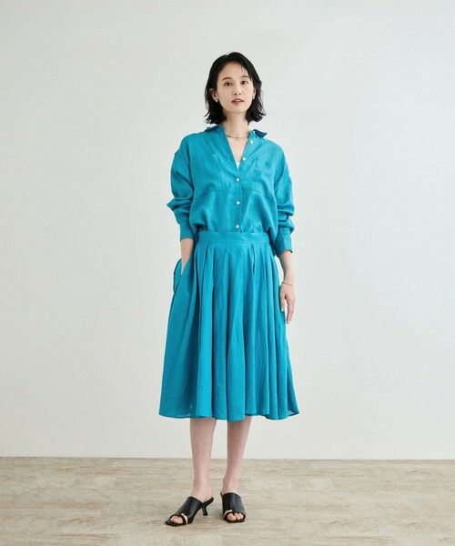 ROPE' / ロペ ロング・マキシ丈スカート | 【洗える】ヨーロピアンリネンフレアスカート/一部セットアップ対応 | 詳細26