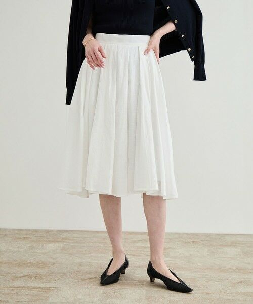 ROPE' / ロペ ロング・マキシ丈スカート | 【洗える】ヨーロピアンリネンフレアスカート/一部セットアップ対応 | 詳細29