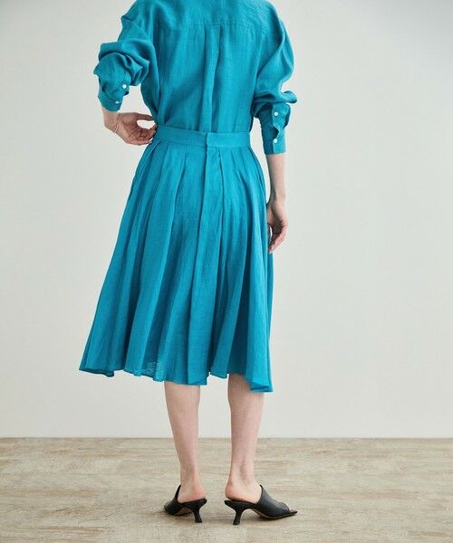 ROPE' / ロペ ロング・マキシ丈スカート | 【洗える】ヨーロピアンリネンフレアスカート/一部セットアップ対応 | 詳細6