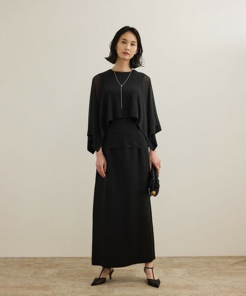 ROPE' / ロペ ミニ・ひざ丈スカート | アセテートリネンバッククロススカート/洗える | 詳細28