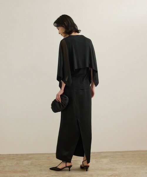 ROPE' / ロペ ミニ・ひざ丈スカート | アセテートリネンバッククロススカート/洗える | 詳細29