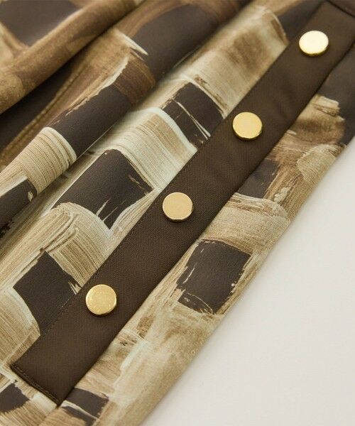 ROPE' / ロペ ロング・マキシ丈スカート | スクエア ジオメトリックプリントスカート/イージーケア | 詳細24