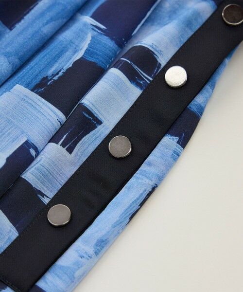 ROPE' / ロペ ロング・マキシ丈スカート | スクエア ジオメトリックプリントスカート/イージーケア | 詳細25