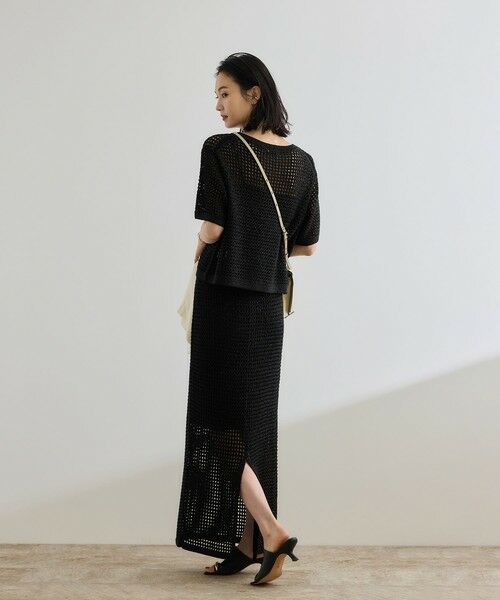 ROPE' / ロペ ミニ・ひざ丈スカート | ラメメッシュスカート/セットアップ対応 | 詳細10