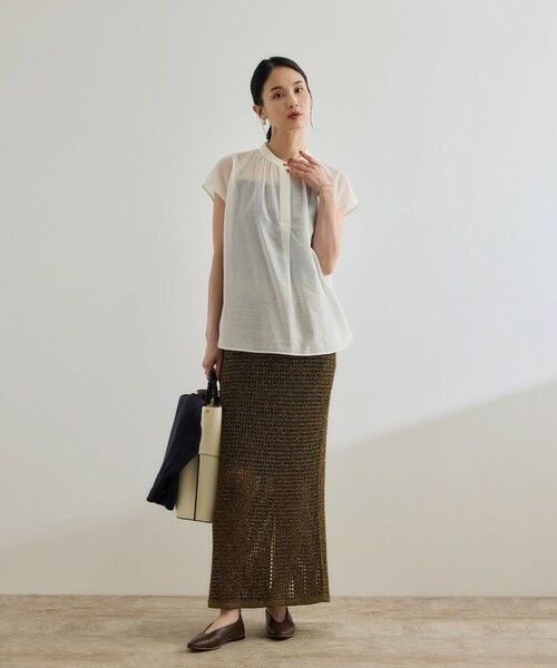 ROPE' / ロペ ミニ・ひざ丈スカート | ラメメッシュスカート/セットアップ対応 | 詳細11
