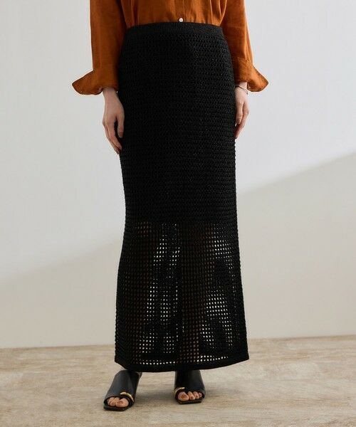 ROPE' / ロペ ミニ・ひざ丈スカート | ラメメッシュスカート/セットアップ対応 | 詳細15