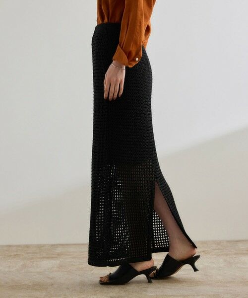 ROPE' / ロペ ミニ・ひざ丈スカート | ラメメッシュスカート/セットアップ対応 | 詳細16