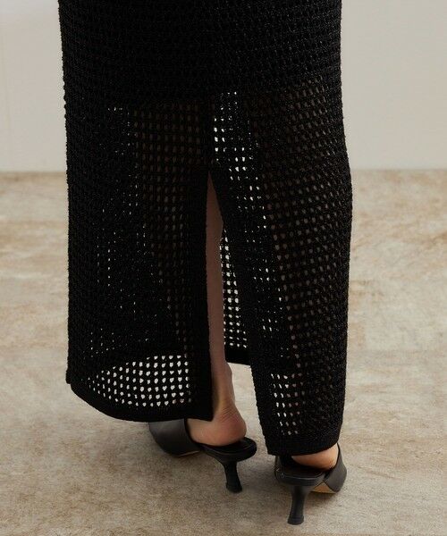 ROPE' / ロペ ミニ・ひざ丈スカート | ラメメッシュスカート/セットアップ対応 | 詳細19