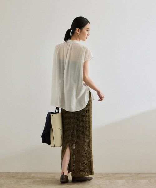 ROPE' / ロペ ミニ・ひざ丈スカート | ラメメッシュスカート/セットアップ対応 | 詳細3