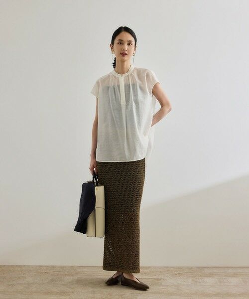 ROPE' / ロペ ミニ・ひざ丈スカート | ラメメッシュスカート/セットアップ対応 | 詳細4