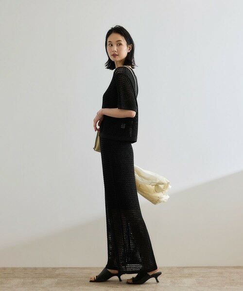 ROPE' / ロペ ミニ・ひざ丈スカート | ラメメッシュスカート/セットアップ対応 | 詳細5