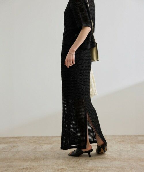 ROPE' / ロペ ミニ・ひざ丈スカート | ラメメッシュスカート/セットアップ対応 | 詳細8