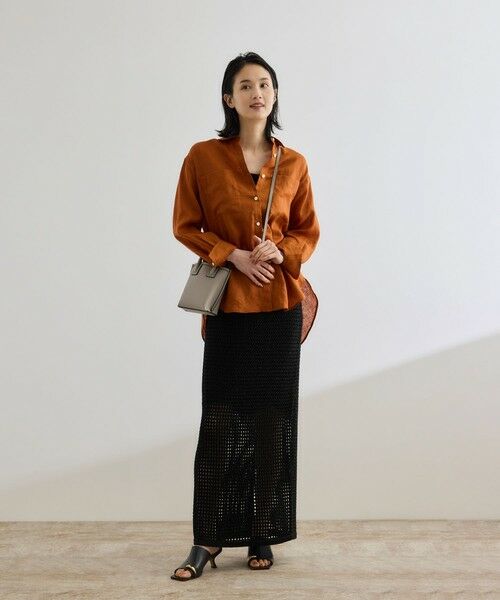 ROPE' / ロペ ミニ・ひざ丈スカート | ラメメッシュスカート/セットアップ対応 | 詳細9