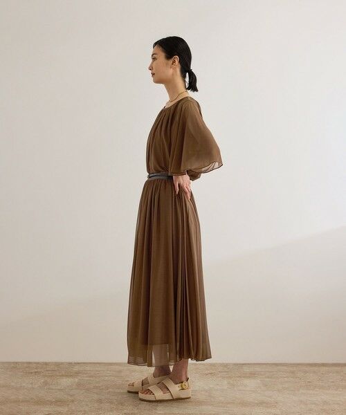 ROPE' / ロペ ミニ・ひざ丈スカート | 【洗える】ブライトネスヤーン サイドプリーツスカート | 詳細10