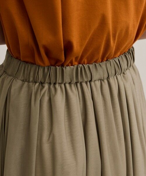 ROPE' / ロペ ミニ・ひざ丈スカート | 【洗える】ブライトネスヤーン サイドプリーツスカート | 詳細15