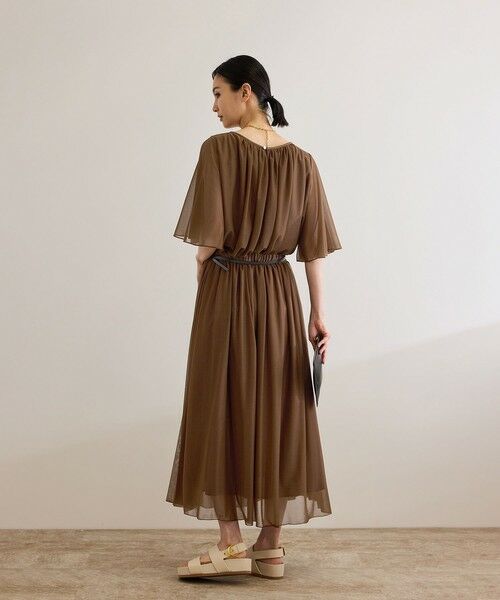 ROPE' / ロペ ミニ・ひざ丈スカート | 【洗える】ブライトネスヤーン サイドプリーツスカート | 詳細28