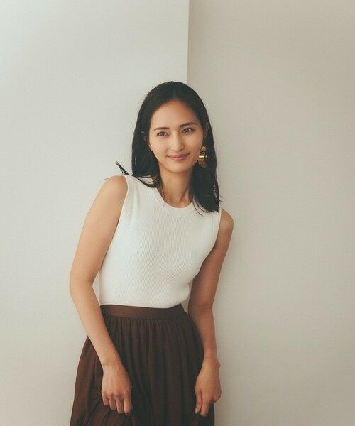 ROPE' / ロペ ミニ・ひざ丈スカート | 【洗える】ブライトネスヤーン サイドプリーツスカート | 詳細30