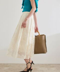 ROPE' / ロペ ロング・マキシ丈スカート | フラワーエンブロイダリースカート/セットアップ対応