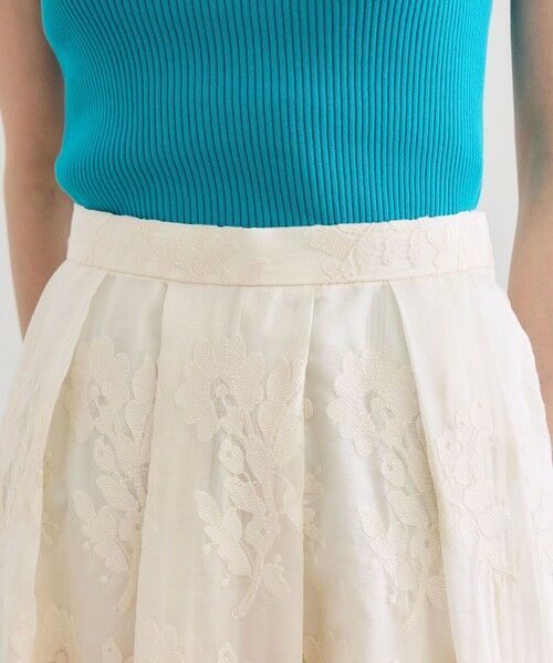 ROPE' / ロペ ロング・マキシ丈スカート | フラワーエンブロイダリースカート/セットアップ対応 | 詳細12