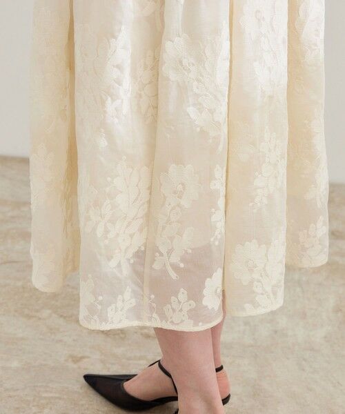 ROPE' / ロペ ロング・マキシ丈スカート | フラワーエンブロイダリースカート/セットアップ対応 | 詳細14