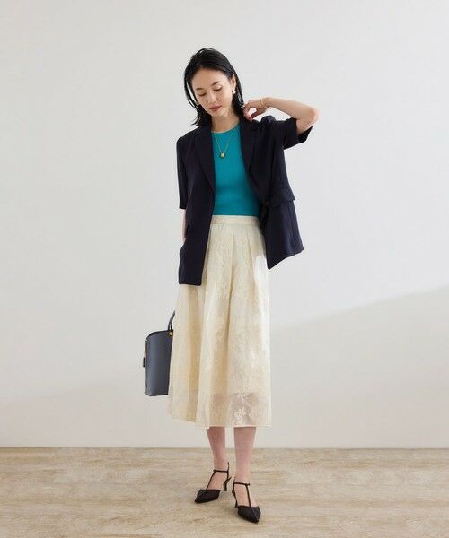 ROPE' / ロペ ロング・マキシ丈スカート | フラワーエンブロイダリースカート/セットアップ対応 | 詳細5