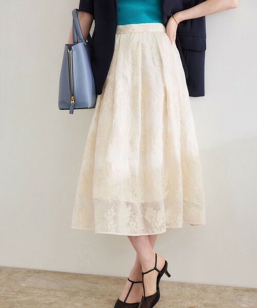 ROPE' / ロペ ロング・マキシ丈スカート | フラワーエンブロイダリースカート/セットアップ対応 | 詳細8