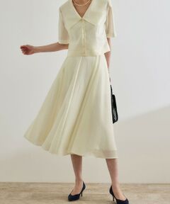 ROPE' / ロペ ミニ・ひざ丈スカート | 【洗える】シャイニーシアースカート/セットアップ対応