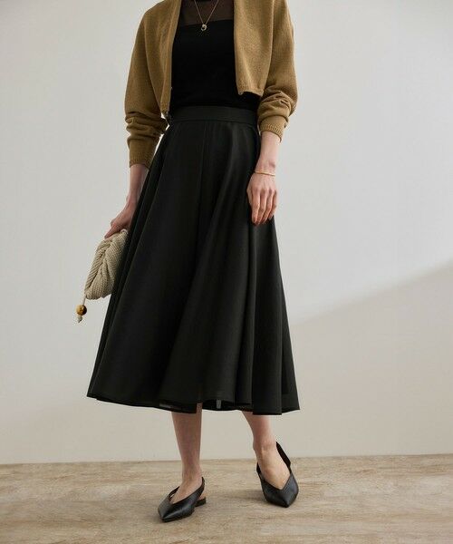 ROPE' / ロペ ミニ・ひざ丈スカート | 【洗える】シャイニーシアースカート/セットアップ対応 | 詳細6