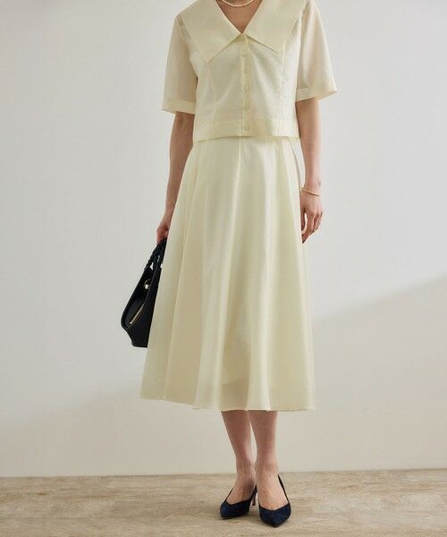 ROPE' / ロペ ミニ・ひざ丈スカート | 【洗える】シャイニーシアースカート/セットアップ対応 | 詳細7