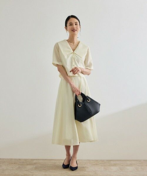 ROPE' / ロペ ミニ・ひざ丈スカート | 【洗える】シャイニーシアースカート/セットアップ対応 | 詳細9