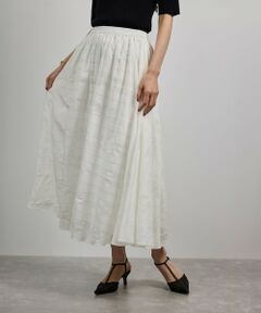 ROPE' / ロペ ロング・マキシ丈スカート | 【洗える】シアーチェックスカート/セットアップ対応