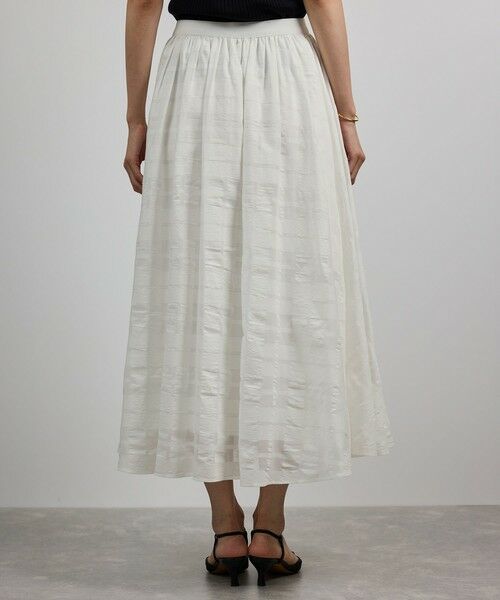ROPE' / ロペ ロング・マキシ丈スカート | 【洗える】シアーチェックスカート/セットアップ対応 | 詳細11