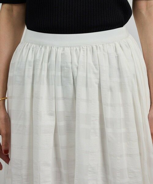 ROPE' / ロペ ロング・マキシ丈スカート | 【洗える】シアーチェックスカート/セットアップ対応 | 詳細12