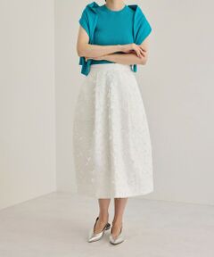 ROPE' / ロペ ミニ・ひざ丈スカート | コクーンジャガードスカート