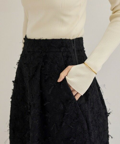 ROPE' / ロペ ミニ・ひざ丈スカート | コクーンジャガードスカート | 詳細12