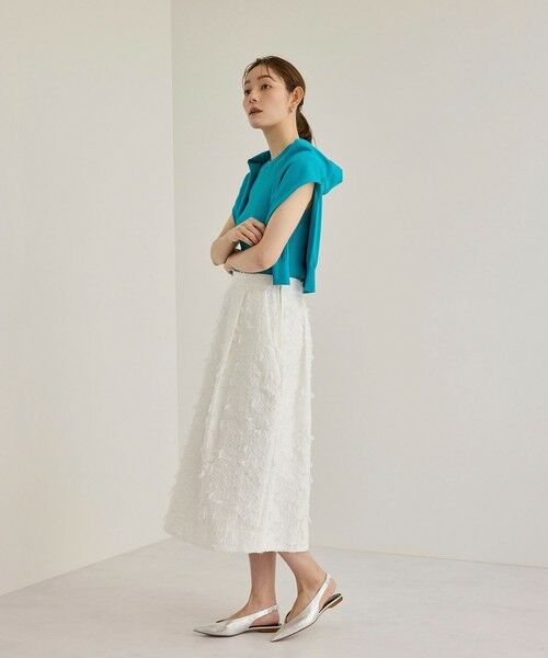 ROPE' / ロペ ミニ・ひざ丈スカート | コクーンジャガードスカート | 詳細6