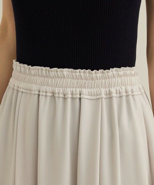 ROPE' / ロペ ミニ・ひざ丈スカート | 【洗える】タックフレアースカート/セットアップ対応 | 詳細14
