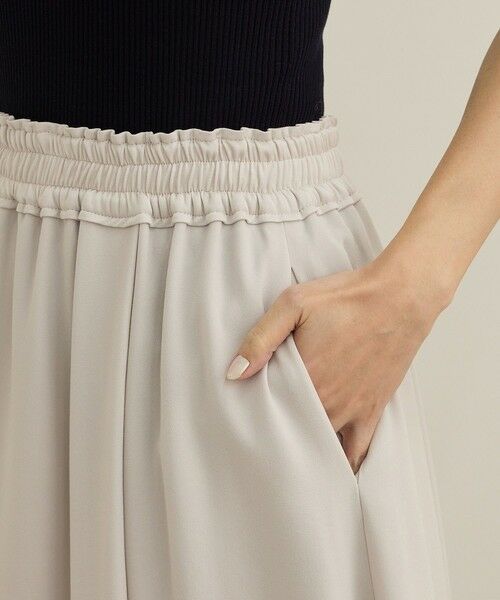 ROPE' / ロペ ミニ・ひざ丈スカート | 【洗える】タックフレアースカート/セットアップ対応 | 詳細15