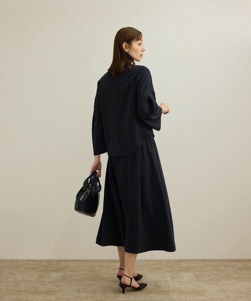 ROPE' / ロペ ミニ・ひざ丈スカート | 【洗える】タックフレアースカート/セットアップ対応 | 詳細5