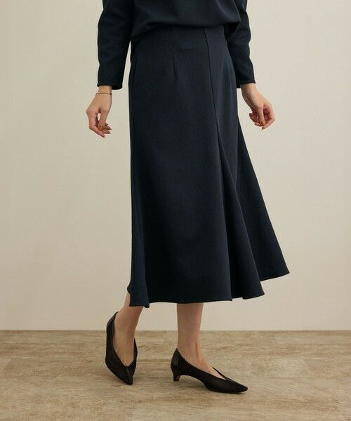 ROPE' / ロペ ミニ・ひざ丈スカート | 【洗える】ジャガードニットスカート（梨地スカート）/セットアップ対応 | 詳細2