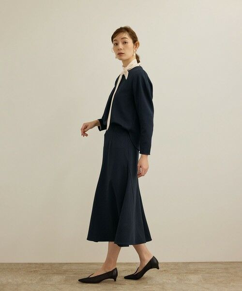 ROPE' / ロペ ミニ・ひざ丈スカート | 【洗える】ジャガードニットスカート（梨地スカート）/セットアップ対応 | 詳細3