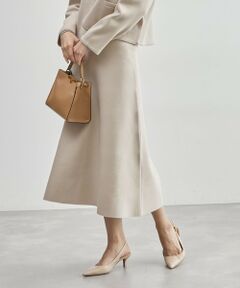 ROPE' / ロペ ミニ・ひざ丈スカート | スウェットライクニットフレアスカート