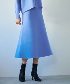 ROPE' / ロペ ミニ・ひざ丈スカート | スウェットライクニットフレアスカート