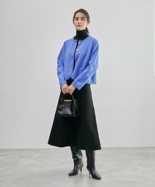 ROPE' / ロペ ミニ・ひざ丈スカート | スウェットライクニットフレアスカート | 詳細1