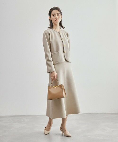 ROPE' / ロペ ミニ・ひざ丈スカート | スウェットライクニットフレアスカート | 詳細16